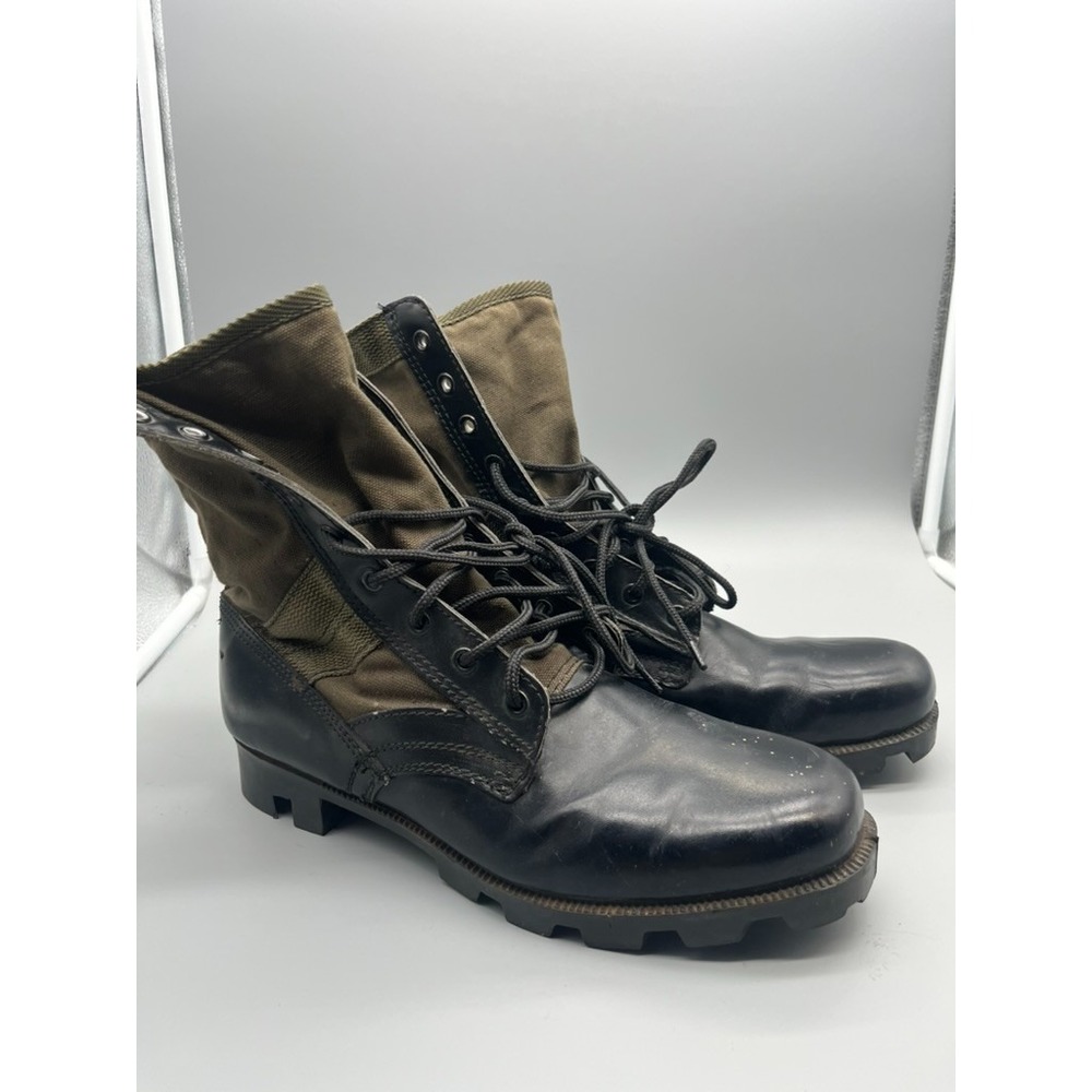 US Vietnam Era Jungle Boots Combat 11.5 Dated 1971 Spike Protect Genesco Mfg